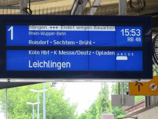 RB 48: vom 08.11 bis 22.12.2021 kein Halt in Leichlinger Bahnhof - 11